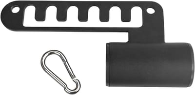 Krachttraining Accessoire - Fitnessgreep - Thuis Kracht Trainen - Stille Oefeningen - 26 cm - Zwart