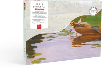 La Petite Epicerie Painting by Number Kit “GIRLS IN THE KAHN, CURT HERRMANN" 430g H32.5xW24.5xL3.5cm genummerde schilderijenset | Creatieve | Hobbyset | kinderen en volwassenen | beginnersvriendelijk