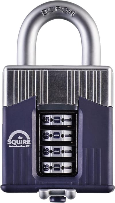 Squire Warrior Combi 45 - Cijferslot - Hangslot - Sterk slot met cijfercode - 4-cijferig - Weerbestendig - 45 mm