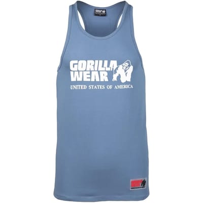Gorilla Wear Classic Tank Top - Coronet Blauw - S
