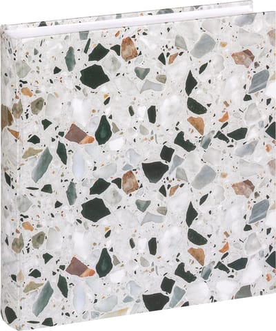 walther design - Terrazzo - Fotoalbum - 30x30 cm - stone black - 60 pages