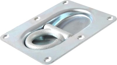 ProPlus Dubbele sjoroog met dekring en veer - inbouw 20 mm - staal - 105 x 145 mm