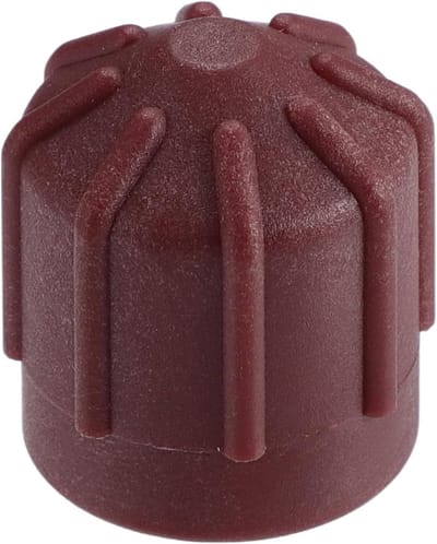 A ABSOPRO 1 Stuk ID 0.64" Air Conditioner Valve Cap Voor Car AC Systeem Rood