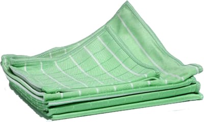 Aqua Laser | Bamboedoeken | 6-Delige set | Glasdoeken | Bamboe | Groen