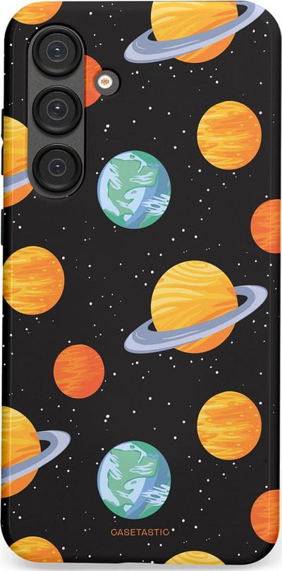 Casetastic Hoesje Geschikt voor Samsung S25 Plus - Stijlvolle Beschermende Duo-layer Case - Universum reis