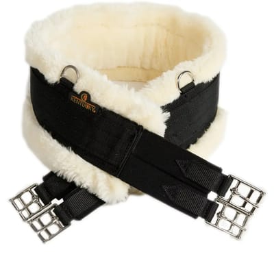Kentucky Horsewear - Singel - Wol/Bont Zwart - 125 - Singels paard