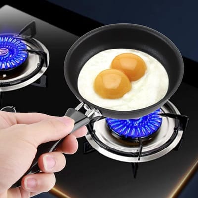 Kleine Anti-aanbak Koekenpan met Handvat voor Eieren en Mini Pannenkoeken