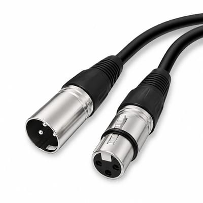 XLR kabel 3 Meter - Microfoon kabel - 3 Pin XLR Kabel Mannelijk naar Vrouwelijk - OFC Audiokabel