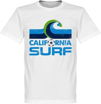 California Surf T-Shirt - Wit - 4XL
