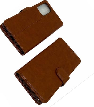 ZKl Telecom Telefoonhoesje - Book Case - Geschikt Voor Samsung Galaxy A71 - Bruin