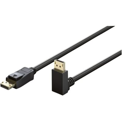 DisplayPort kabel | haaks/beneden | DP2.1a (10K 60Hz) | UHBR13.5 (54Gbit/s) | 1 meter
