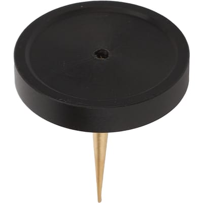 Balanshouder voor Horloge Duurzaam Messing Draagbaar Horlogereparatie Tack Gereedschap voor Horlogereparatie en Schoonmaken black