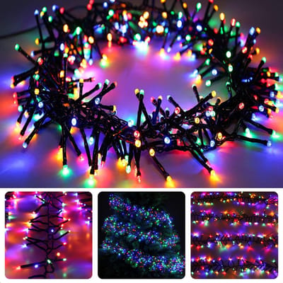 Cheqo® Kerstboomverlichting LED - Kerstlampjes - Kerstverlichting - Kerstboom Verlichting - Multicolor - 990 cm - Energiezuinig met Timer