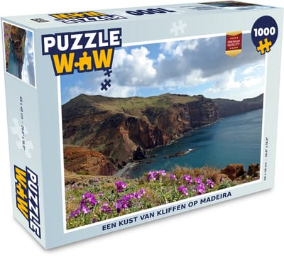 Puzzel Een kust van kliffen op Madeira - Legpuzzel - Puzzel 1000 stukjes volwassenen