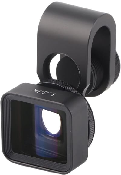 Dailygoody - Mobiele Anamorfe Lens - Breedbeeldvervormingsfilmlens - Aluminium + Optisch Glas - Zwart - Compatibel met Smartphones - Voor Films en Vlo