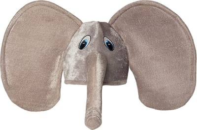 Boland - Hoed Olifant - 57 - Volwassenen - Unisex - Dieren - Grappig - Fout