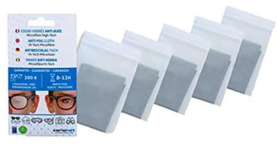 Anti-condens glazen doekjes 15 x 18 cm - Microvezel reinigingsdoek voor brillen en lenzen
