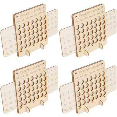 Calendrier en Bois DIY Fait Main École de Sciences Élémentaires Jouets Éducatifs pour Enfants