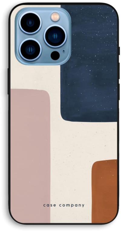 Case Company® - Hoesje geschikt voor iPhone 13 Pro Max hoesje - Geo #5 - Biologisch Afbreekbaar Telefoonhoesje - Bescherming alle Kanten en Schermrand