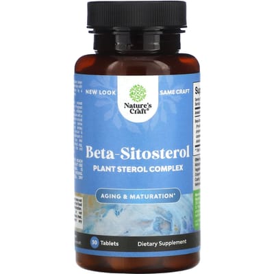 Nature's Craft, bêta-sitostérol, 30 comprimés