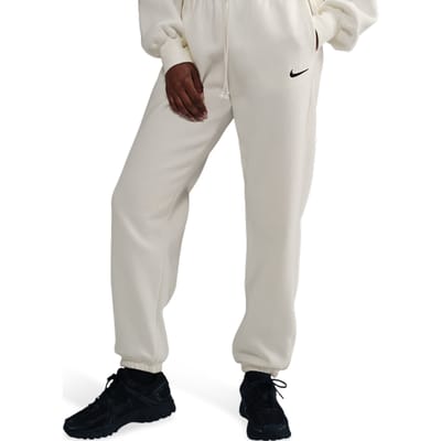 Nike Sportswear Broeken Dames - Wit - Maat 36 - Katoen Jersey