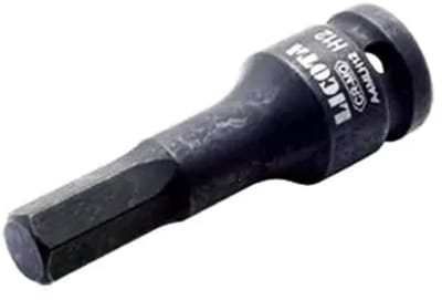 Duurzame 1/2" zeskantsleutel Dop H5 van Cr-Mo Staal met 78mm Lengte voor Professioneel Gebruik en Hoge Precisie bij Slagschroevendraaiers