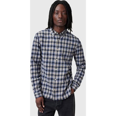 AllSaints Orin Ls Shirt Glam Purple Taglia: S | Camicie Casual Outlet | Uomo | Viola