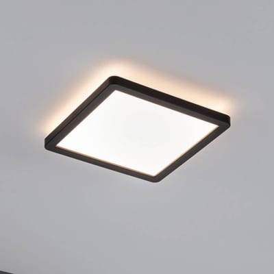LED-paneel Atria Shine Backlight hoekig 190x190 mm 11,2W 900lm 3000K Zwart