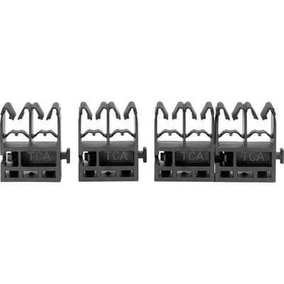 HellermannTyton QGDHC5.2-8.0M-PA66W-BK Bevestigingssokkel Kabelbinder 151-04088 Bundel-Ø (bereik) 5.20 tot 8 mm UV-stabiel, Weerbestendig Zwart 50