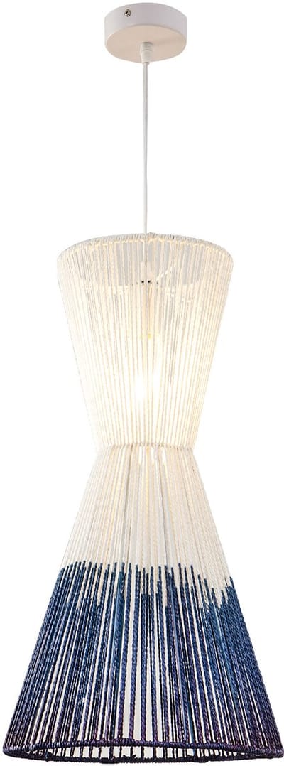 Hanglamp Modern Wit met Blauw 30 cm - Scaldare Aprilia