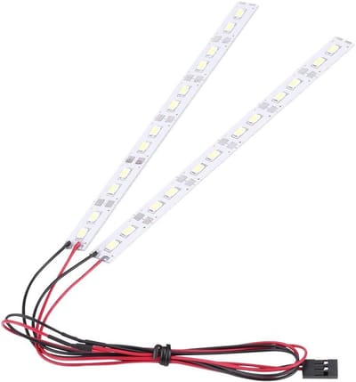 LED Strip voor 1/8 en 1/10 RC Auto's met 24 LEDs, 16.5 cm, Directe Voeding, Lichtgewicht en Duurzaam