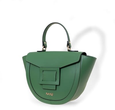NANZ Lucella Sculptuur Handtas - Groen