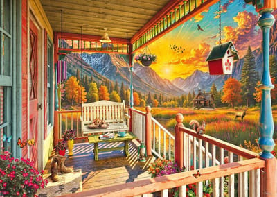Legpuzzel - Landschap Puzzel - Ontspannen Puzzelen - Individueel Gevormde Stukjes - 1000 Stukjes - Meerdere Kleuren