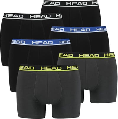 Head Boxershorts Basic Boxer 6P Set van 6