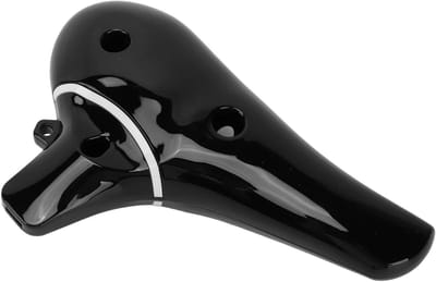 Ocarina 12 Gaten - Blokfluit Instrument - Muziek Maken - Breed Muziekbereik - 17 x 11 x 6 cm - Zwart