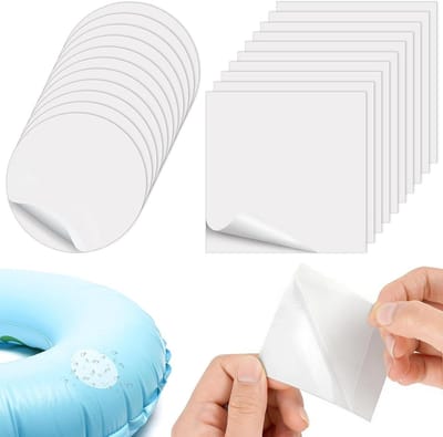 Reparatieset - Waterdichte Pleisters - Opblaasbaar Repareren - Zelfklevend TPU Materiaal - 20 Stuks - Transparant