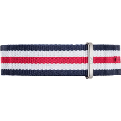 Daniel Wellington DW Strap Nato Canterbury 20mm Silver