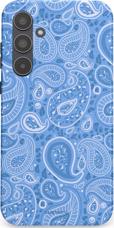 Casetastic Hoesje Geschikt voor Samsung A55 - Stijlvolle Beschermende Duo-layer Case - Paisley verleiding