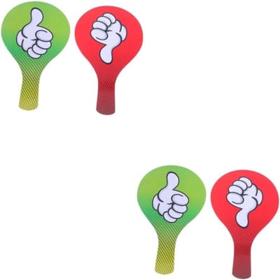 Stemborden Duim Omhoog - Stem Peddels - Klassikale Beslissingen - Dubbelzijdig Ontwerp - 4 Stuks - Niet Gespecificeerd