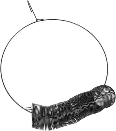 Hangende Vogelvoeder - Pinda feeder - Tuin decoratie - Grote capaciteit - 1 pond pinda's - Zwart