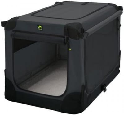 Hondenbench Reiskoffer Reismand Grijs 82x59x59 cm - Opvouwbaar en Stevig