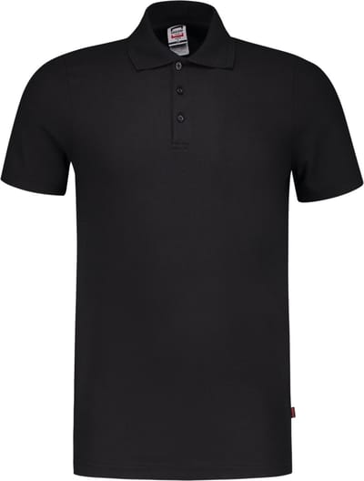 Tricorp 201020 Poloshirt Fitted 60°C Wasbaar - Zwart - XL
