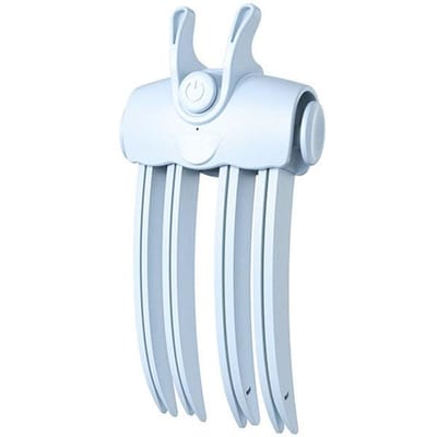 Elektrische Pluizige Haarspeld Krullende Pony Clips USB Oplaadbaar Draadloos Verwarmde Haarwortel Lifter Haarclip Vrouwen Krullende Vaste Vorm Clips Haarroller 1pcs blauw