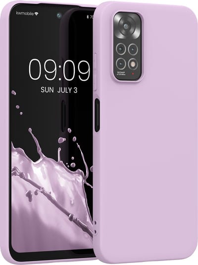 kwmobile telefoonhoesje geschikt voor Xiaomi Redmi Note 11 / Note 11S - Hoesje voor smartphone - Back cover in mauve