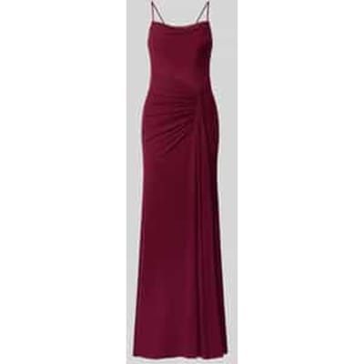 slim fit avondjurk met plooien