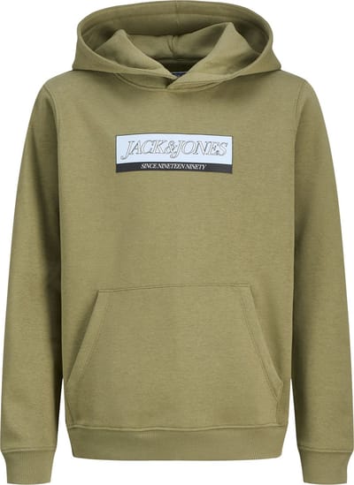 JACK&JONES - JORINWOOD BLOCK BRANDING SWEAT NOOS JNR - Jongens - Sweaters - maat 140