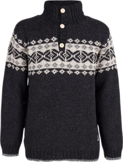 Gebreid Wollen Heren/Uni Vest van Schapenwol met Katoenen Voering en hoge kraag - SHAKALOHA - M Verge S