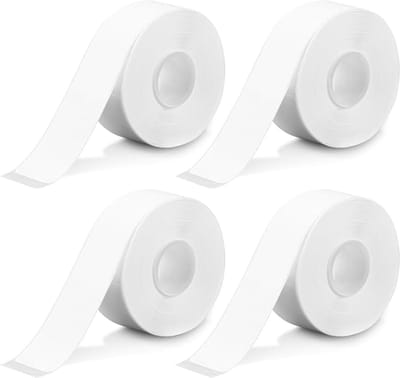 Dailygoods- Labeltape Zelfklevend - Waterdichte Labeltape - 4 Rollen - Geschikt voor Etikettenprinters - Hoogwaardig Vinylmateriaal - Ideaal voor Thuis/Kantoor - Etiketten