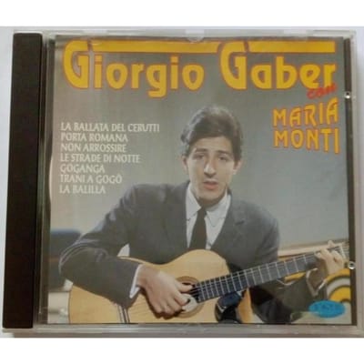 CD GIORGIO GABER, MARIA MONTI - De Successen van Giorgio Gaber CD10022 Joker La Canzon 1993 Europa Pop Gebruikt gray