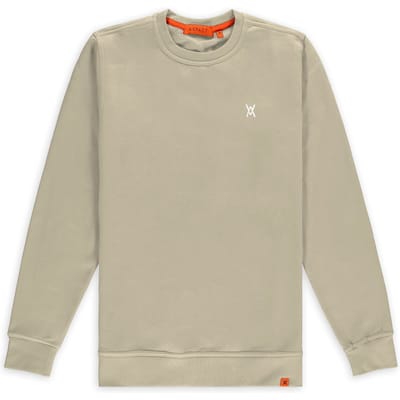 Aspact Zavi Crewneck Beige Maat: S | Sweaters Outlet | Unisex | Beige